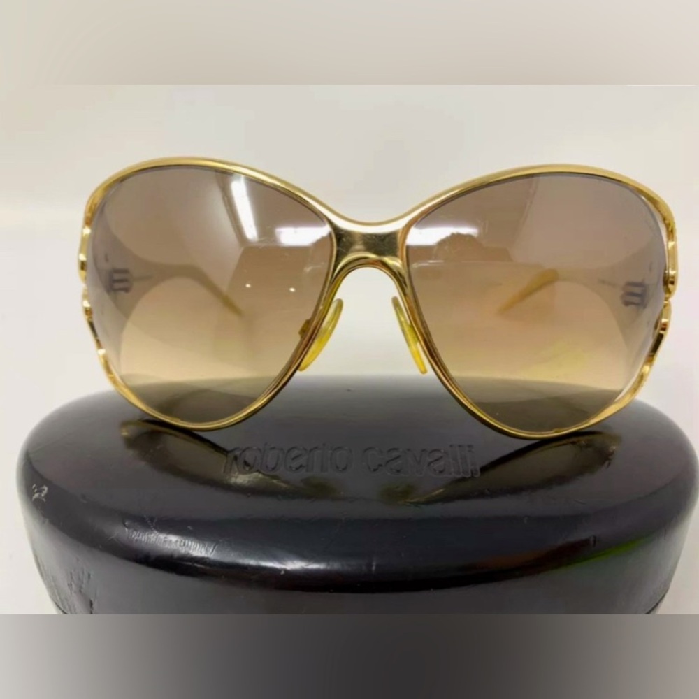 Excellent Condition! Authentic ROBERTO CAVALLI Tiro With Case Included